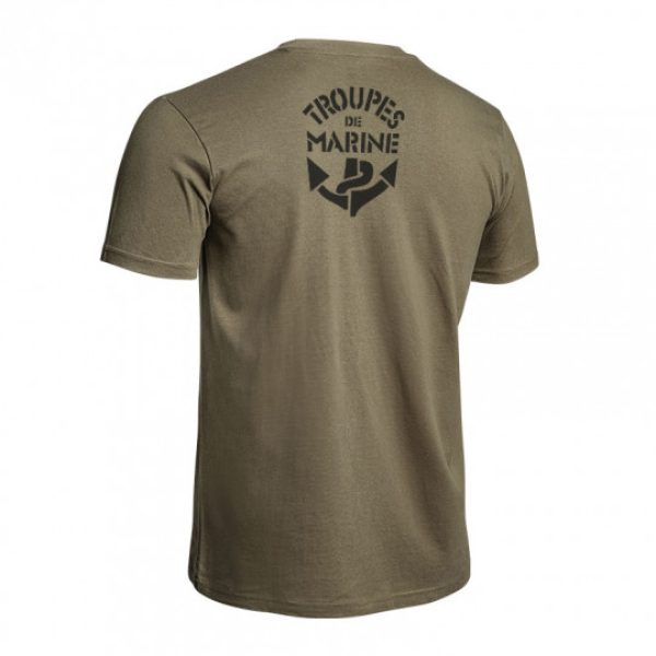 T-SHIRT STRONG  logo "Troupes de Marine"