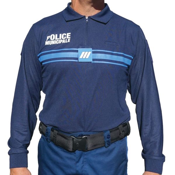 POLO POLICE MUNICIPALE MANCHES LONGUES COOLDRY®
